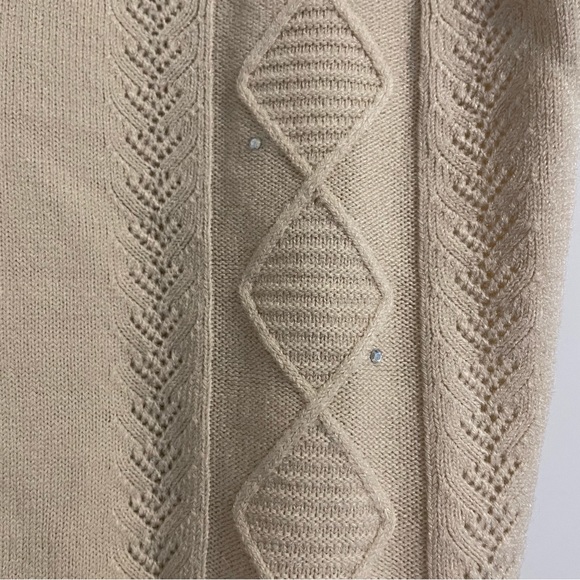 NWT Embellished Knit Cardigan Size Medium - Picture 5 of 12
